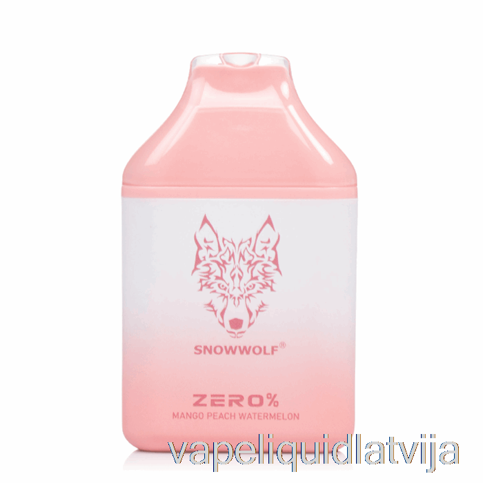 Snowwolf Zero 5500 0% Bez Nikotīna Vienreizējās Lietošanas Mango Persiks Arbūzs Vape šķidrums